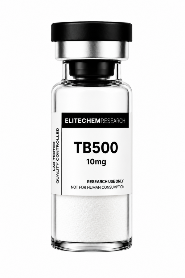 TB500 10MG vial, white lyophilized powder